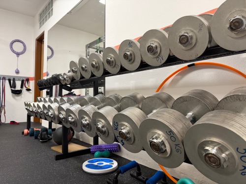 Kovové činky BiboGym